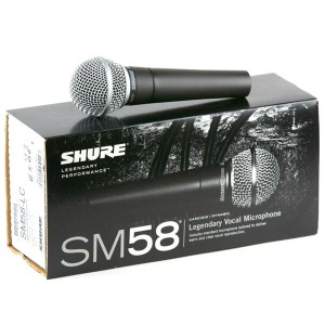 Shure SM58-LCE Cardioid Dynamic Vocal Microphone
